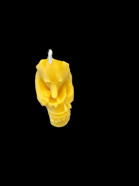 100% Natural British Beeswax - Bear and Honey Pot Candle - Mêl Llŷn