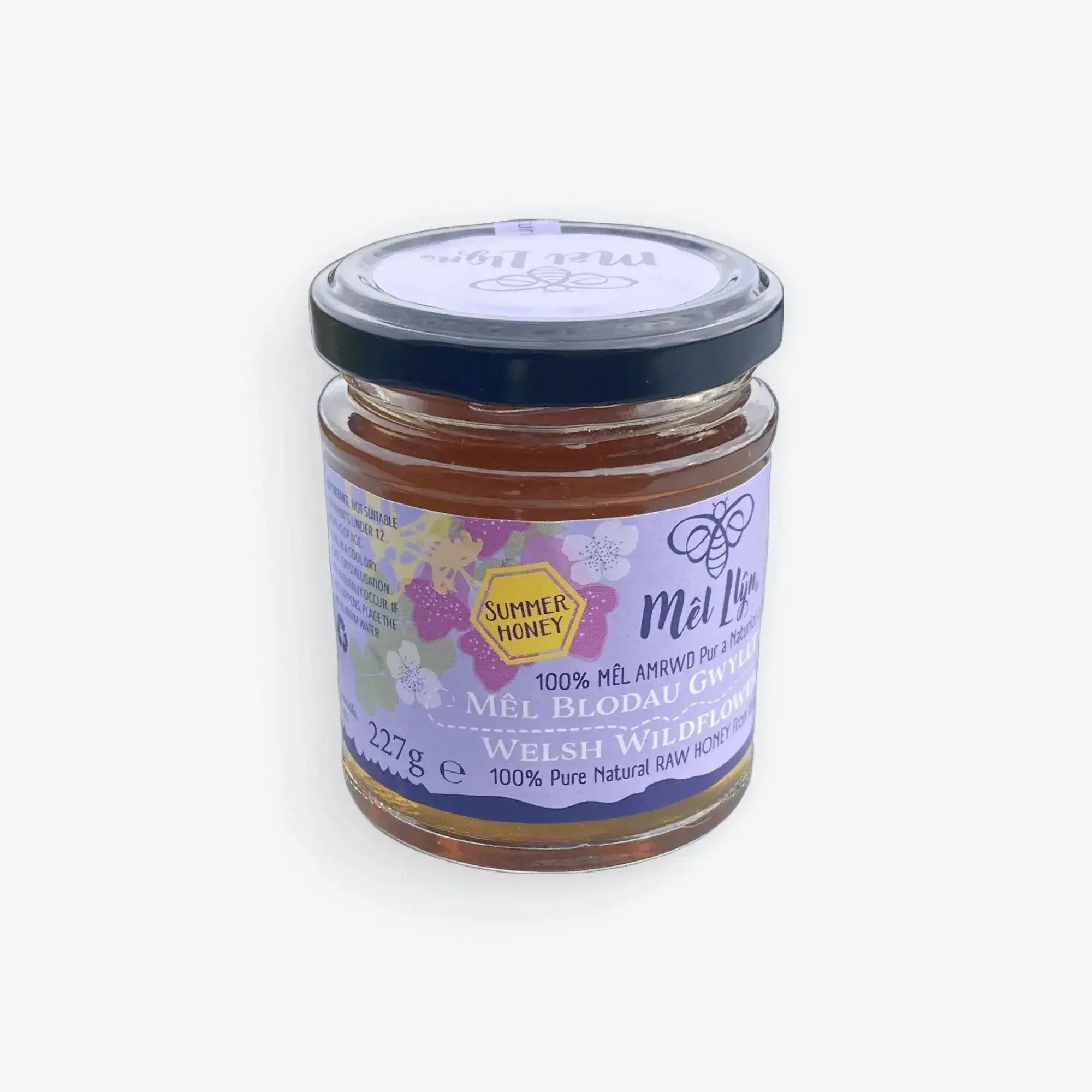Mêl Llŷn - 227g Welsh Raw Seasonal Wildflower Honey (Summer) - Mêl Llŷn