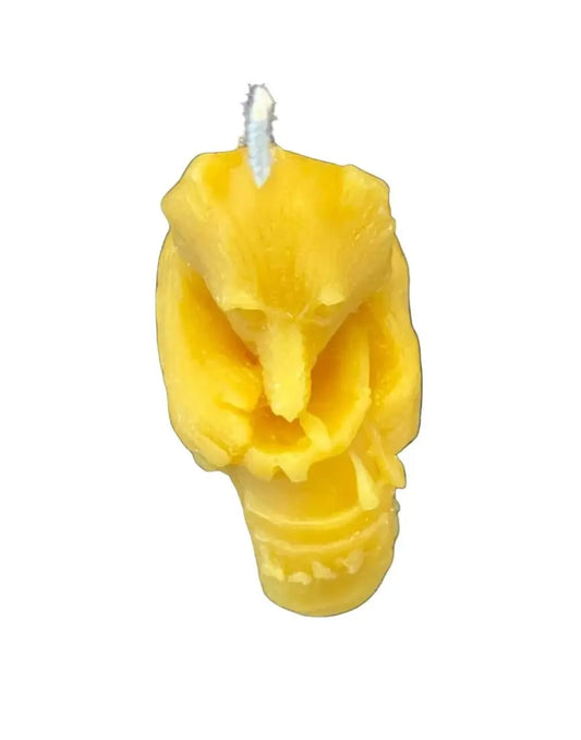 100% Natural British Beeswax - Bear and Honey Pot Candle - Mêl Llŷn