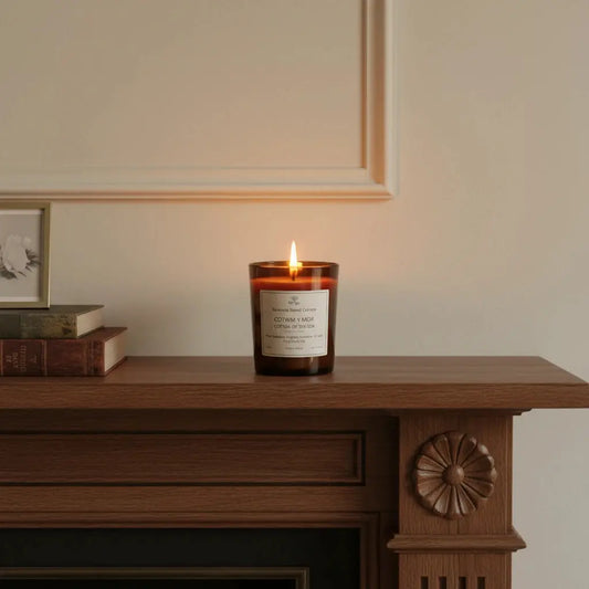 Cotwm y Môr (Cotton of the Sea) – Beeswax & Coconut Blend Candle (20cl) - Mêl Llŷn