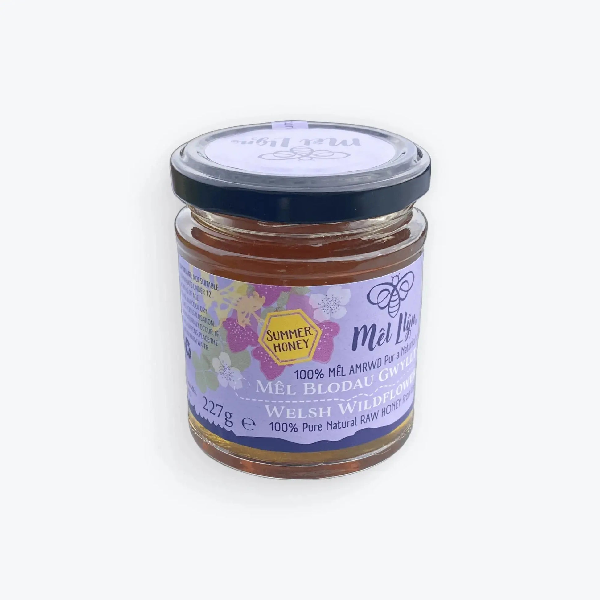 Mêl Llŷn - 227g Welsh Raw Seasonal Wildflower Honey (Summer) - Mêl Llŷn