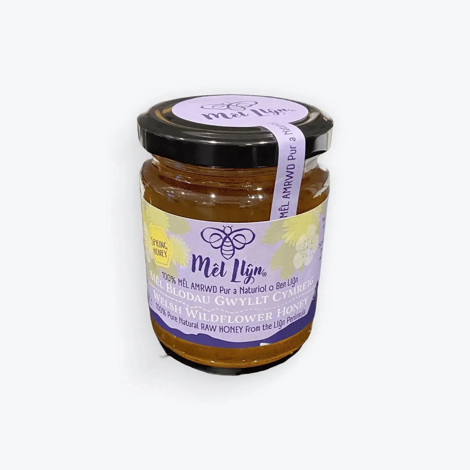 Mêl Llŷn (Spring) - 227g Welsh Raw Seasonal Honey - Limited Edition - Mêl Llŷn